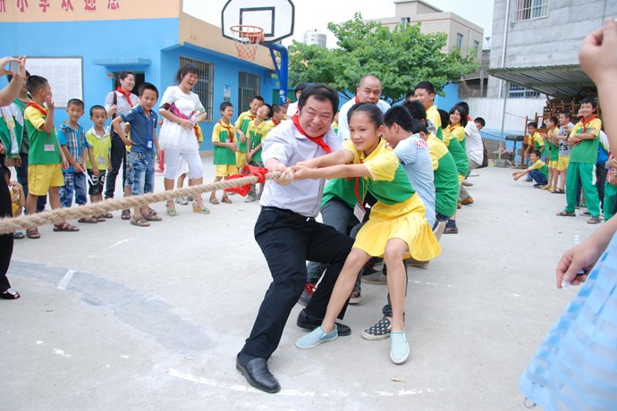 天涌科技、招商证券与建新小学共庆六一